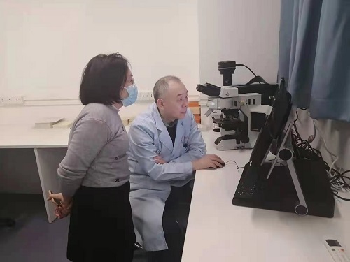 雅伦生物科技（北京）有限公司王静老师莅临艾佧科技参观及洽谈合作